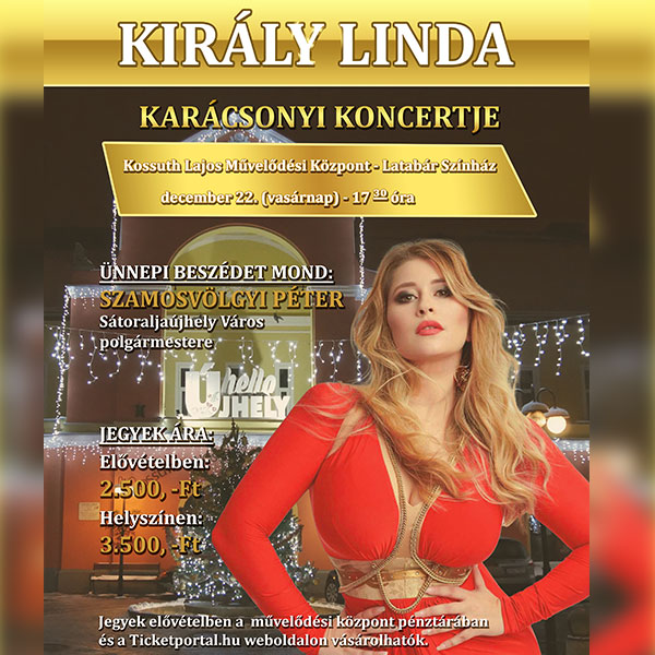 Király Linda karácsonyi koncertje